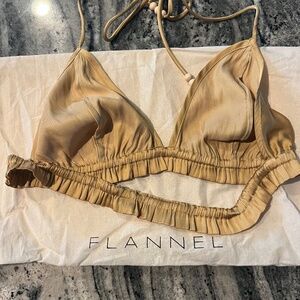 Silk bra top